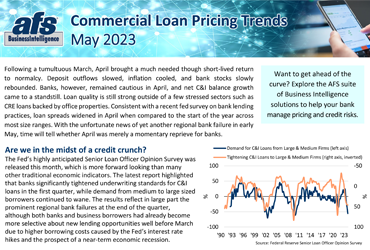 Commercial Loan Pricing Trends Newsletter May 2023
