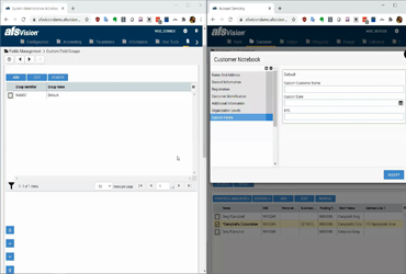 AFSVision Feature Dynamic Data Fields